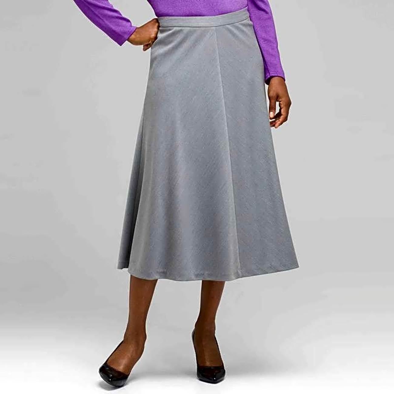 Long Center Seam Skirt