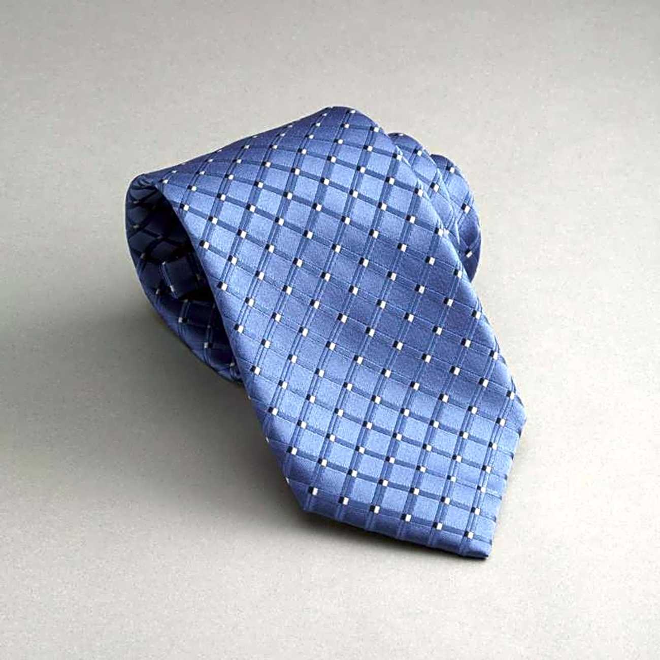 Checked Silk Tie