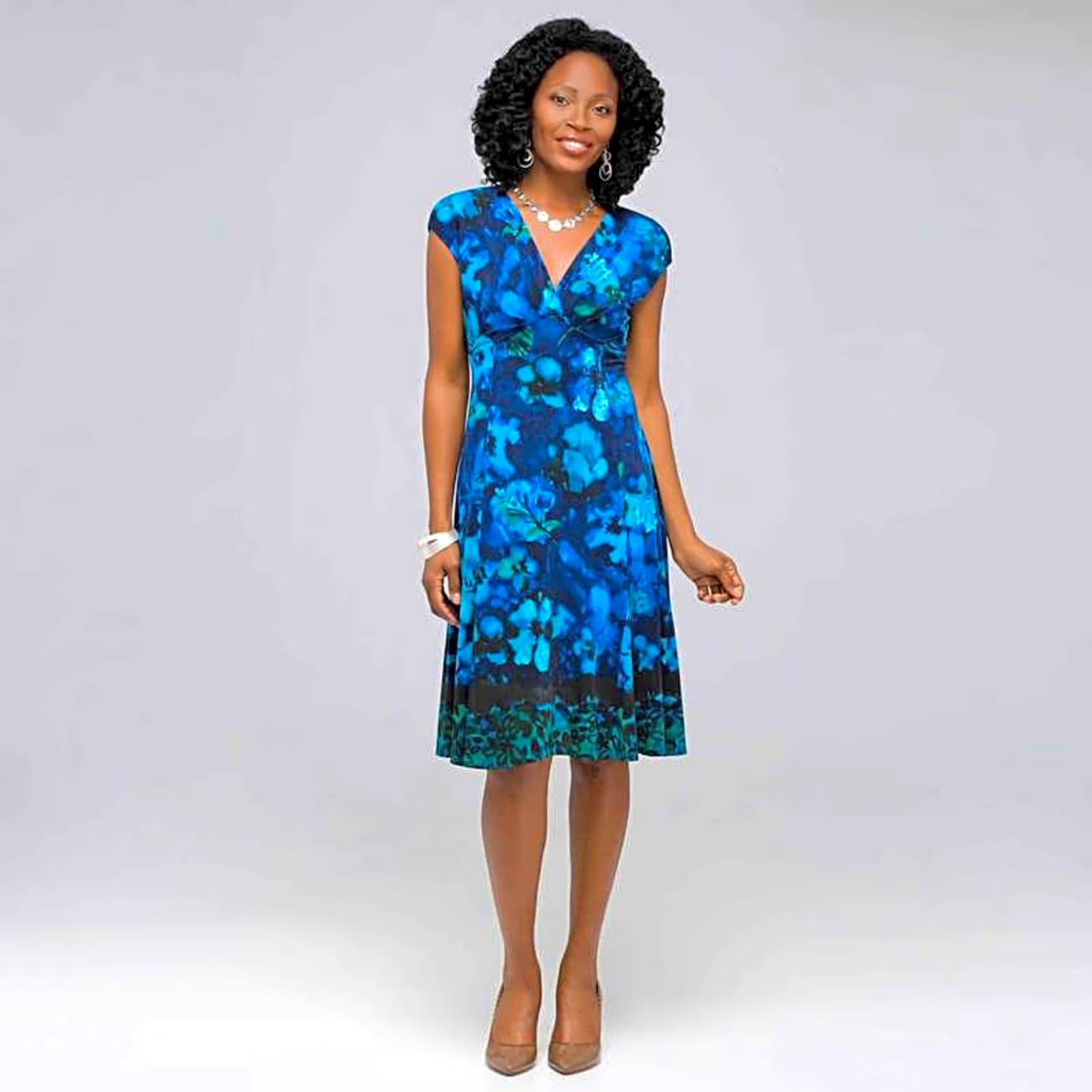 Floral Jersey Dress (Petite)