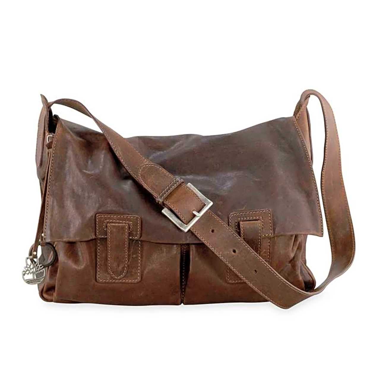 Men's Leather Luggage Fisherman Bag
